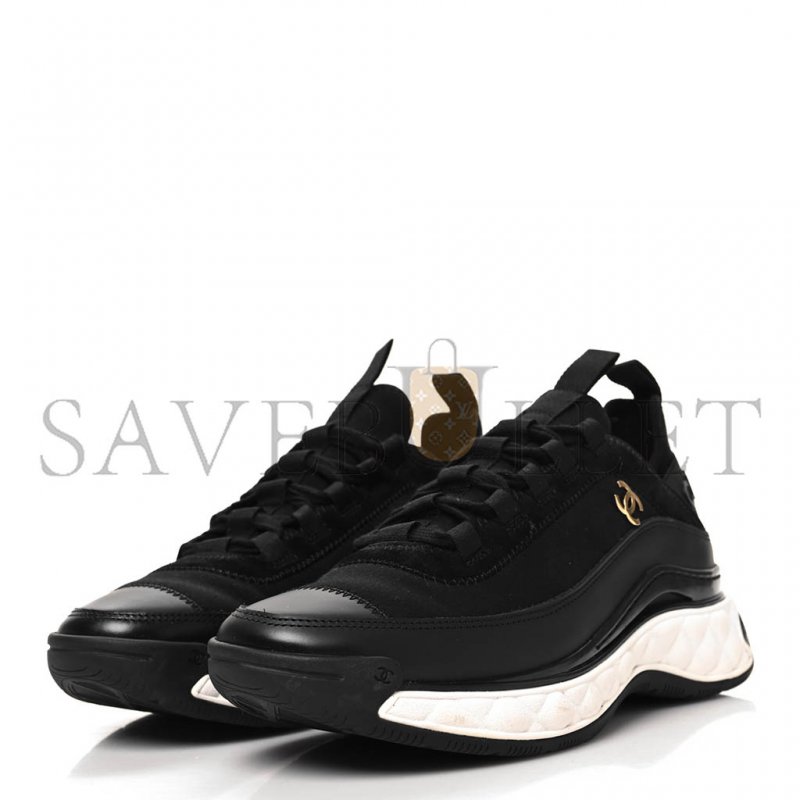 CHANEL CASUAL SHOES WOMEN'S LOW-TOP BLACK G45331 [M10857] Shoes Jewelry Bag Watch Clothing 