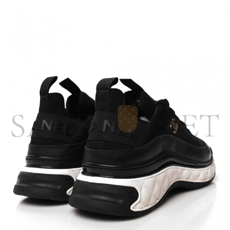 CHANEL CASUAL SHOES WOMEN'S LOW-TOP BLACK G45331 [M10857] Shoes Jewelry Bag Watch Clothing 