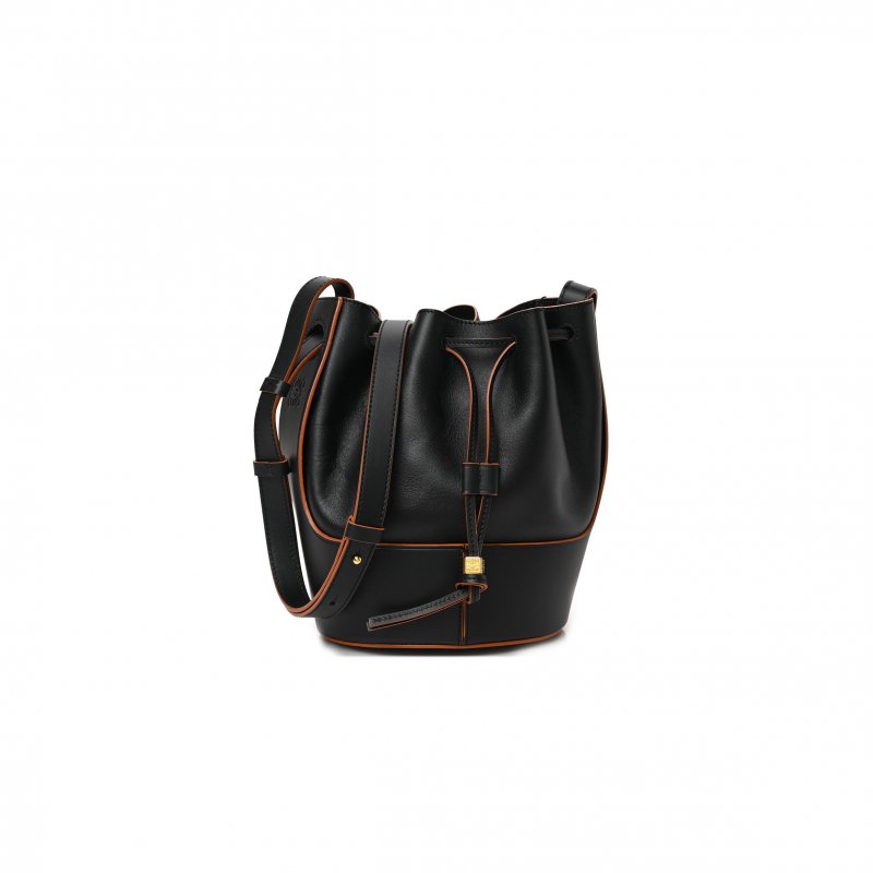 (image for) LOEWE NAPPA CALFSKIN SMALL BALLOON BAG BLACK (25*18*13cm)