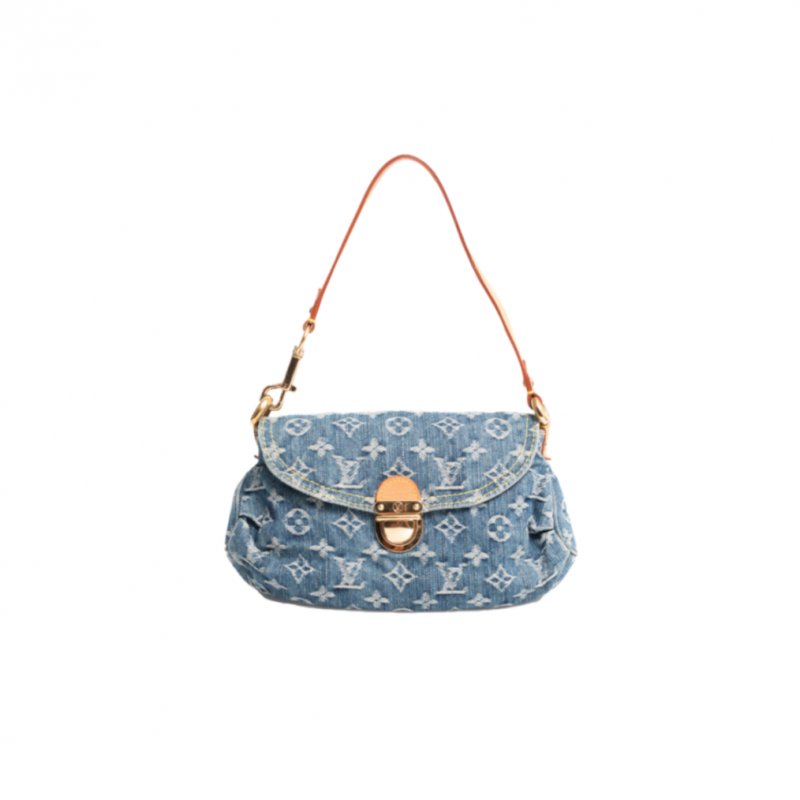 (image for) LOUIS VUITTON MASTER DENIM MONOGRAM DENIM PLEATY M95050 (26*15*9cm)