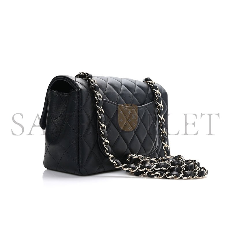 CHANEL LAMBSKIN QUILTED MINI FLAP BAG 1242244 (20*12*6cm) [M32794] Shoes Jewelry Bag Watch Clothing 