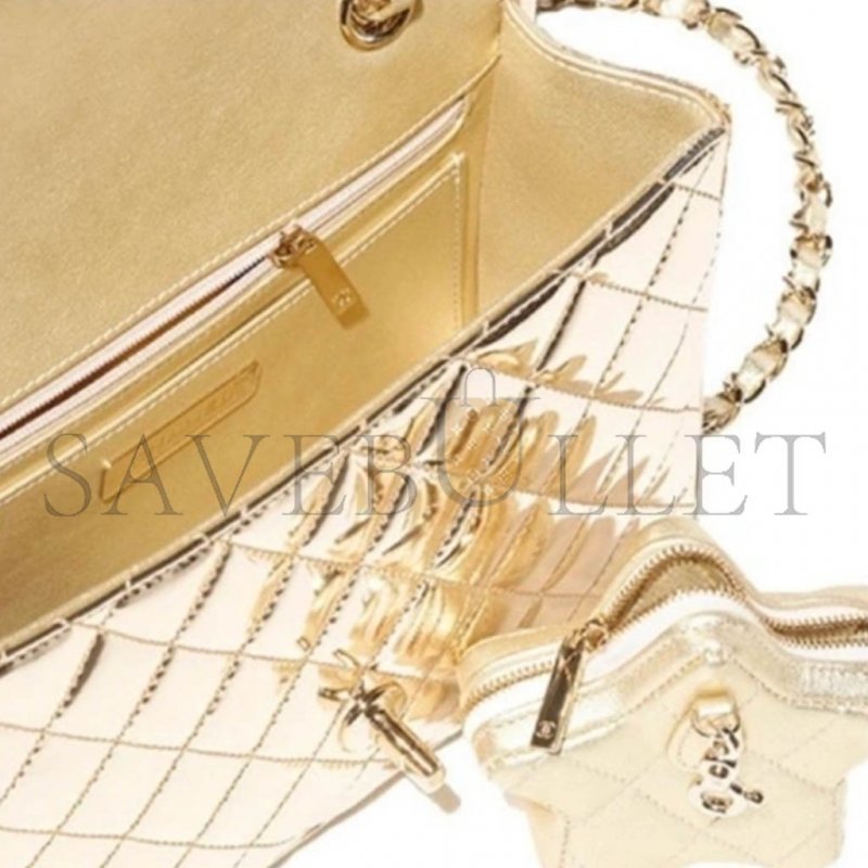 CHANEL 24C BACKPACK & STAR COIN PURSE AS4649 (23.5*18.5*8.5cm) [M32941] Shoes Jewelry Bag Watch Clothing 