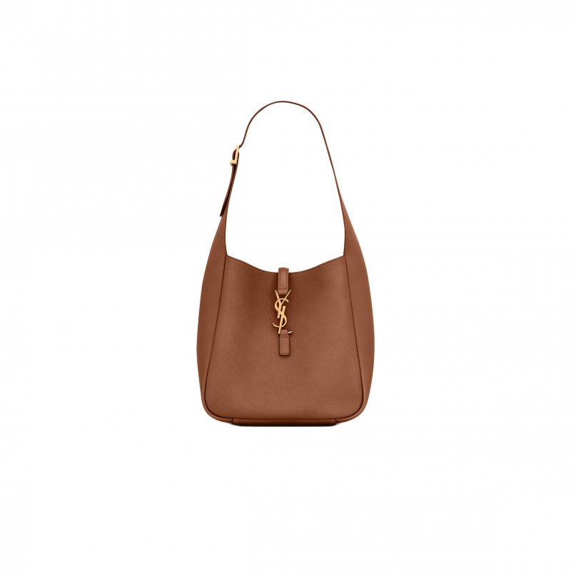 (image for) YSL LE 5 À 7 SUPPLE SMALL IN GRAINED LEATHER 713938AAAUQ2536 (23*22*8cm)