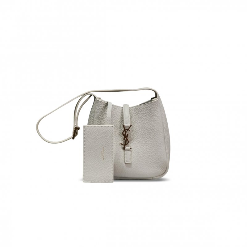 (image for) YSL LE 5 À 7 SUPPLE BABY IN GRAINED LEATHER 809461 (16*15*7cm)