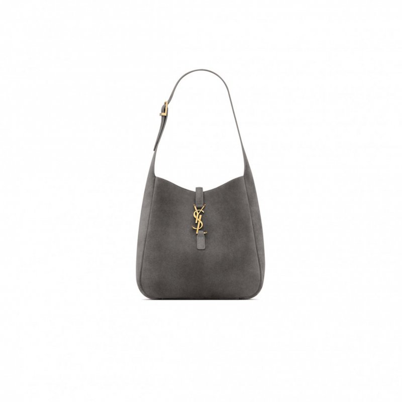 (image for) YSL LE 5 À 7 SUPPLE SMALL IN SUEDE 850533 (23*22*8cm)