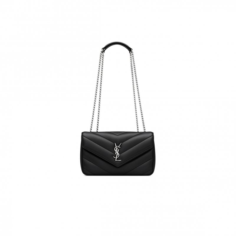 (image for) YSL LOULOU SMALL IN MATELASSÉ LAMBSKIN 801437AAE4Y1000 (24*14*6cm)