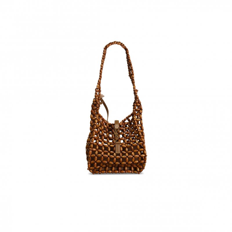(image for) YSL LE 5 À 7 IN WOOD BEADS 713938 (23*22*8.5cm)
