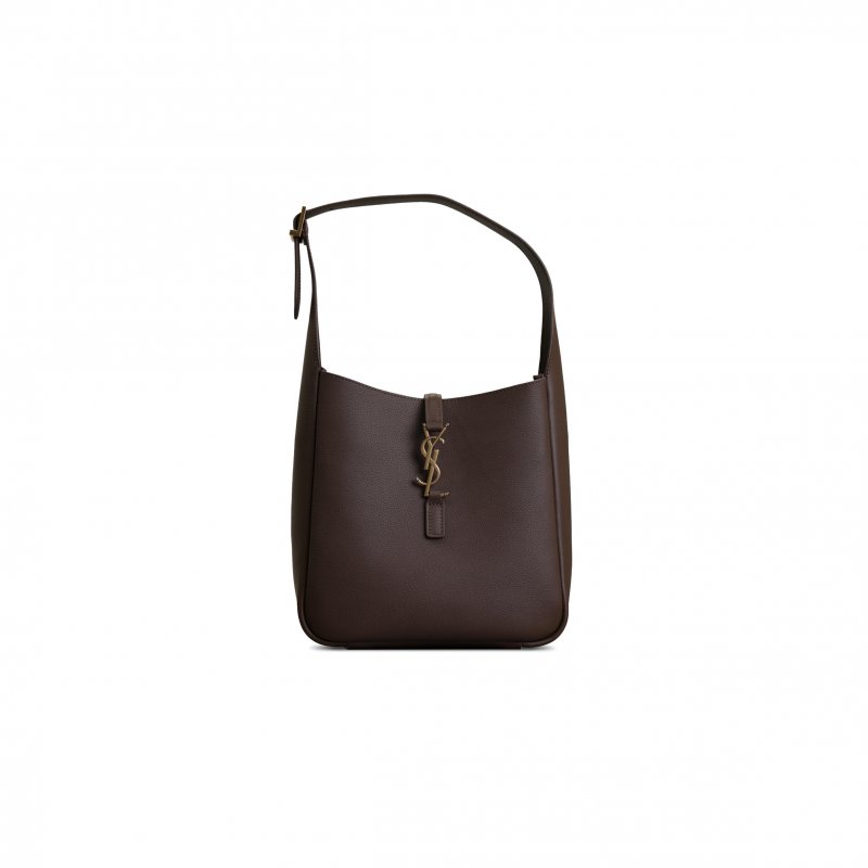 (image for) YSL LE 5 À 7 SMALL IN GRAINED LEATHER 713938 (23*22*8cm)