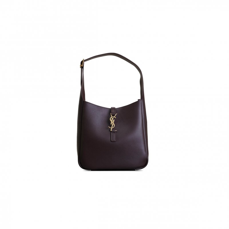 (image for) YSL LE 5 À 7 SMALL IN GRAINED LEATHER 713938 (23*22*8cm)