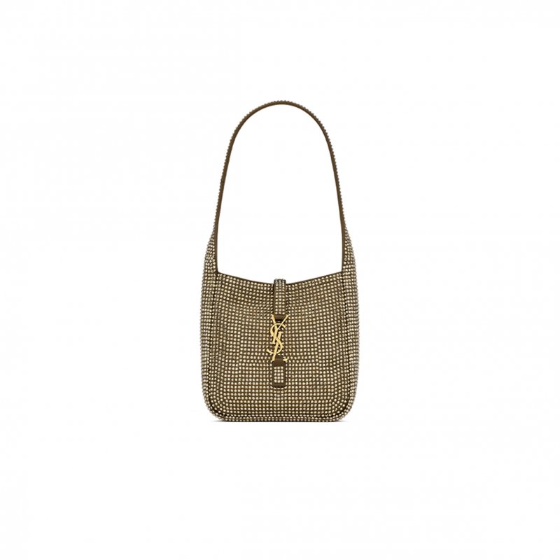 (image for) YSL LE 5 À 7 SUPPLE BABY IN SILK SATIN AND CRYSTALS 809464FADSQ2803 (16*15*7cm)