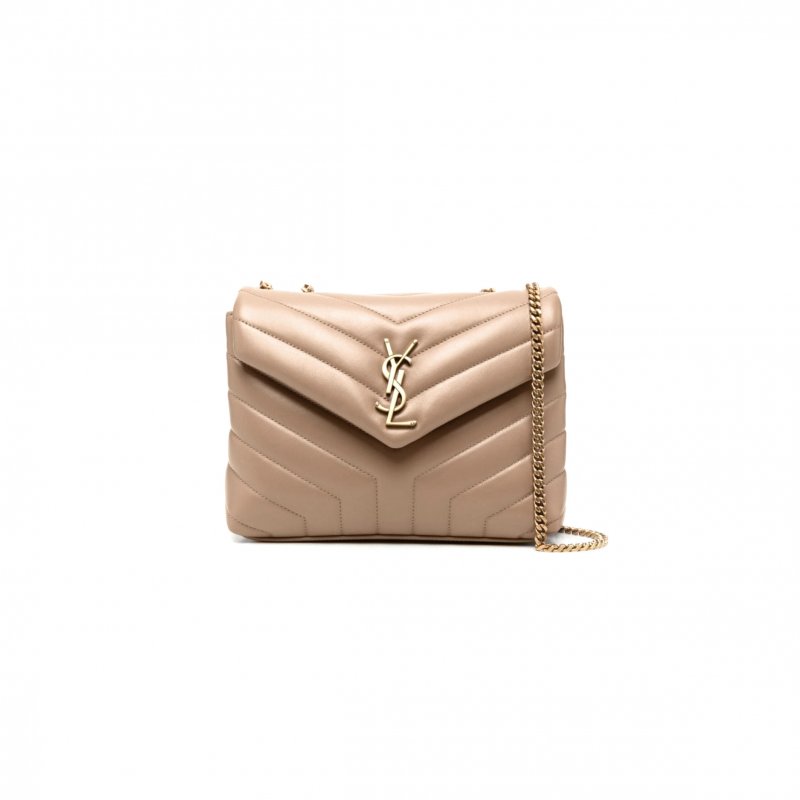 (image for) YSL LOULOU SMALL CHAIN BAG IN QUILTED LEATHER 494699774582 (23*17*9cm)