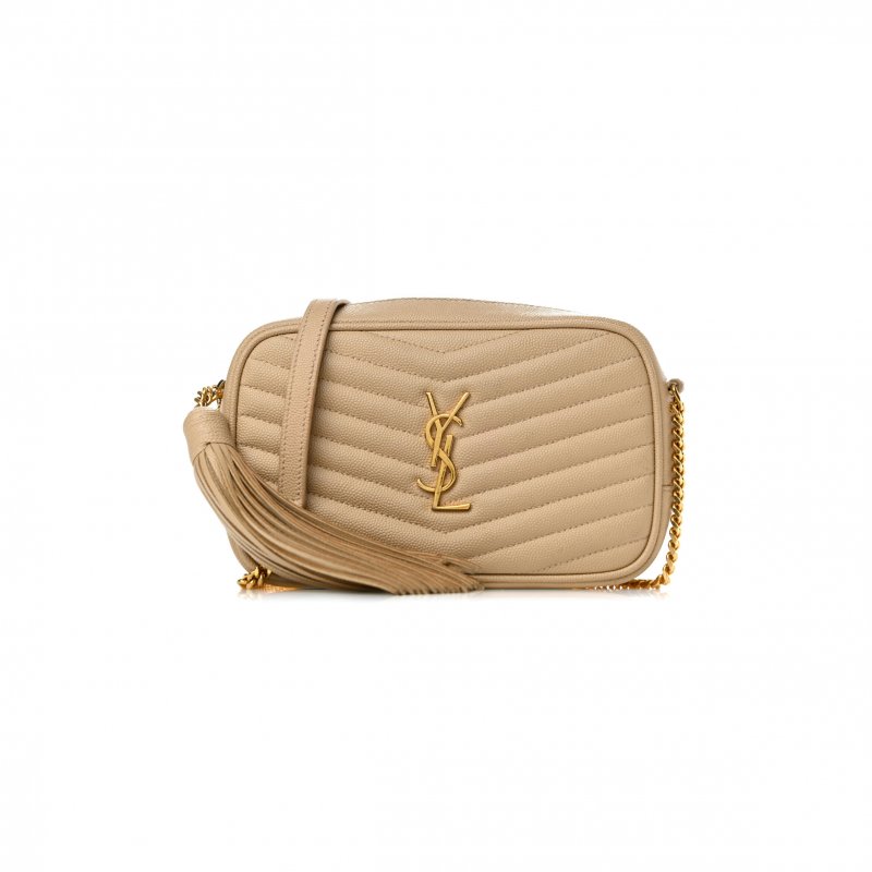(image for) YSL LOU MINI BAG IN MATELASSÉ GRAIN DE POUDRE EMBOSSED LEATHER 585040260141 (19*10.5*5cm)