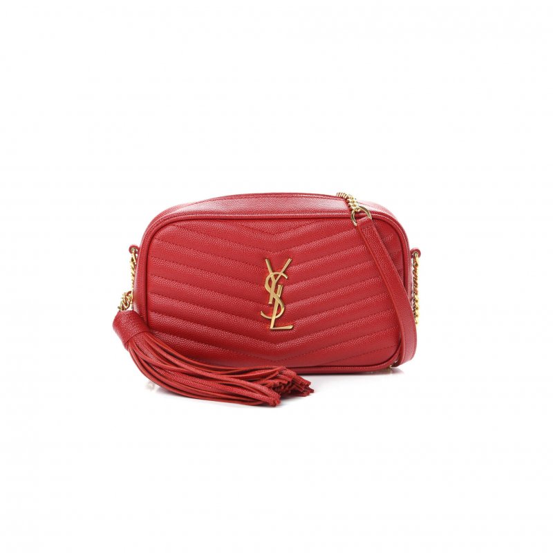 (image for) YSL LOU MINI BAG IN MATELASSÉ GRAIN DE POUDRE EMBOSSED LEATHER 6125791GF076008 (19*10.5*5cm)