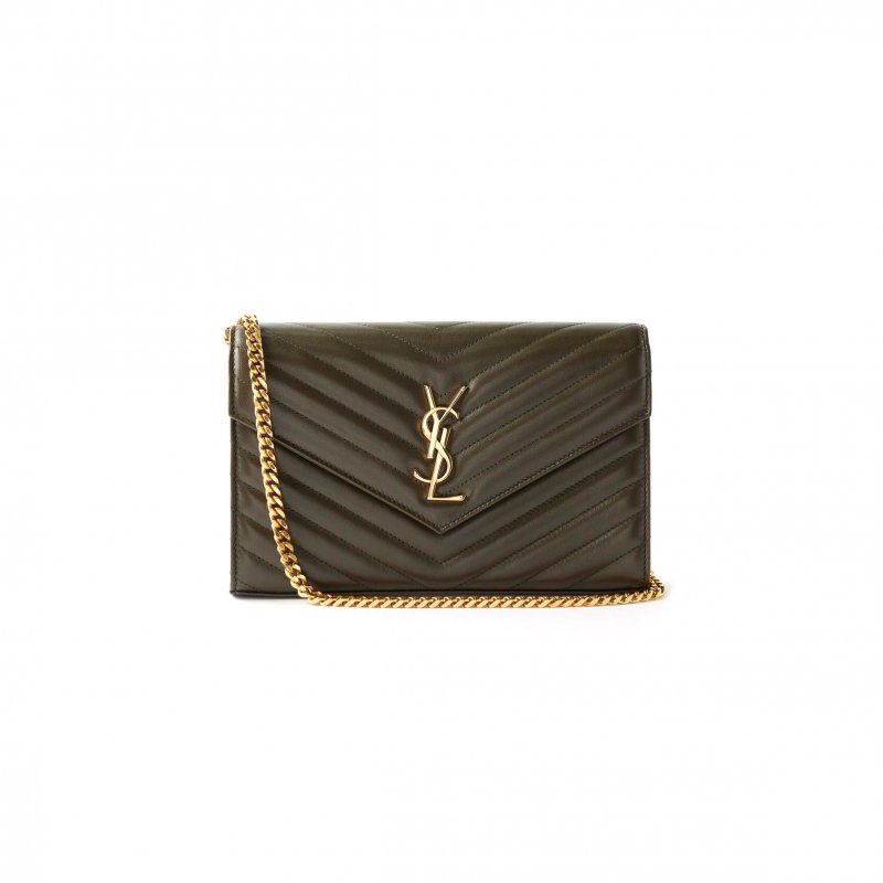 (image for) YSL CLASSIC CASSANDRE CHAIN WALLET IN LAMBSKIN 377828305408 (22.5*14*4cm)