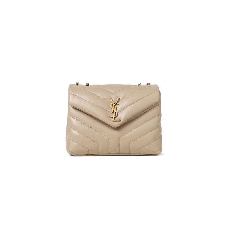 (image for) YSL LOULOU SMALL CHAIN BAG IN QUILTED LEATHER 494699654410 (23*17*9cm)
