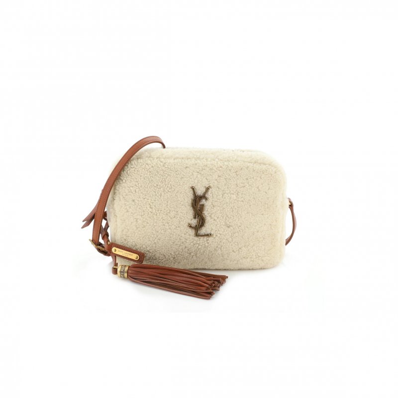 (image for) YSL LOU CAMERA BAG IN SHEARLING 520534504002 (23*16*6cm)