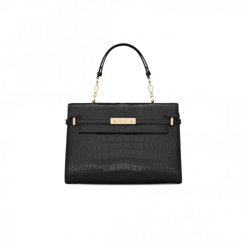 (image for) YSL MANHATTAN IN CROCODILE-EMBOSSED LEATHER 7695121005243 (32*23*10.5cm)