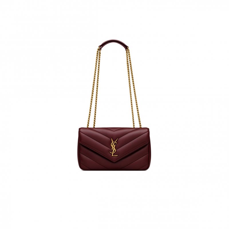 (image for) YSL LOULOU SMALL IN MATELASSÉ LAMBSKIN 801437AAEAX6197 (24*14*6cm)