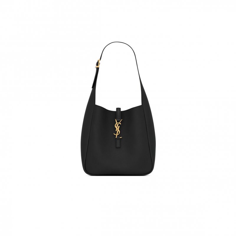 (image for) YSL LE 5 À 7 SUPPLE SMALL IN GRAINED LEATHER 713938AAAUQ1000 (23*22*8.5cm)