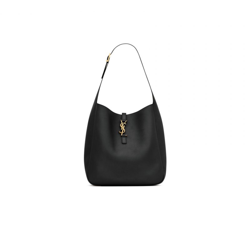 (image for) YSL LE 5 À 7 SUPPLE LARGE IN GRAINED LEATHER 753837AAAUQ1000 (30*31*13cm)
