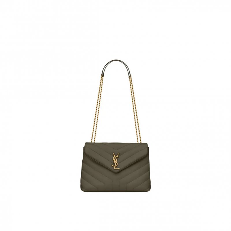 (image for) YSL LOULOU SMALL CHAIN BAG IN QUILTED LEATHER 494699DV7271229 (23*17*9cm)