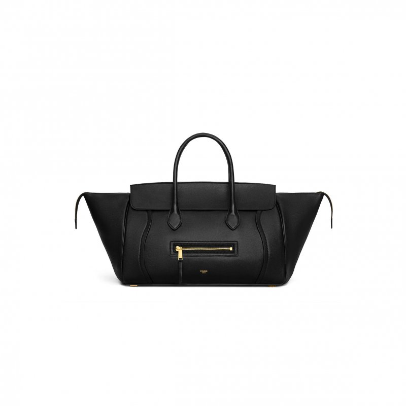 (image for) CELINE MEDIUM NEW LUGGAGE IN SUPPLE SHINY LAMBSKIN L100E3GW2.38NO (36*22*16cm)