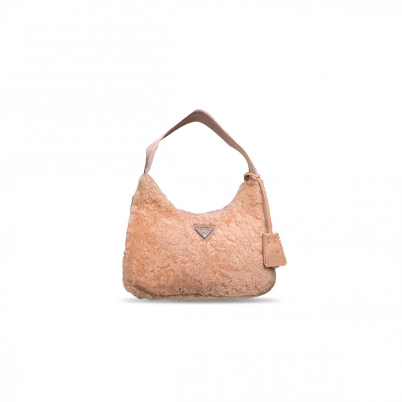 (image for) PRADA RE-EDITION 2000 HOBO SHEARLING MINI 1NE515 (23*14*5cm)