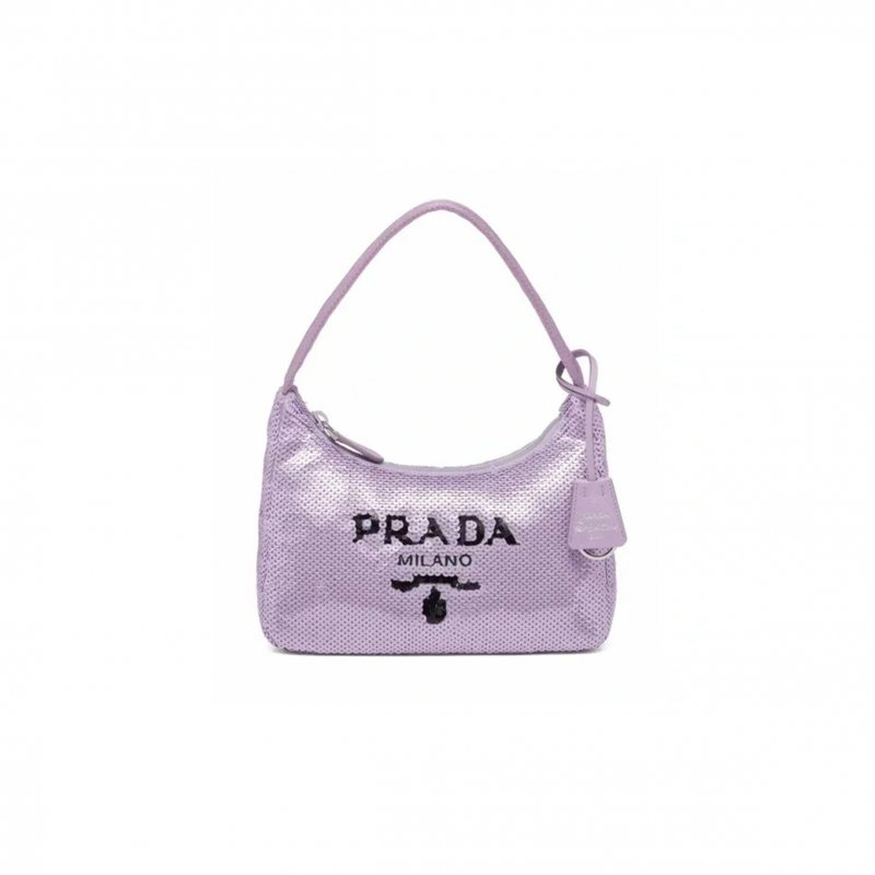 (image for) PRADA RE-EDITION 2000 PAILLETTES SHOULDER BAG 1NE515 (22*12*6cm)