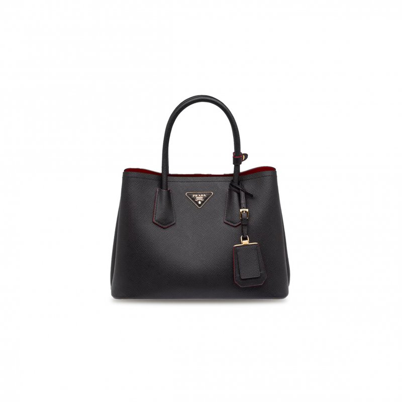 (image for) PRADA MEDIUM DOUBLE SAFFIANO LEATHER BAG 1BG887 (33*25*14.5cm)