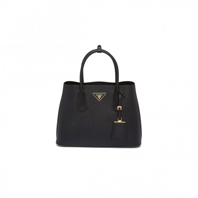 (image for) PRADA MEDIUM DOUBLE SAFFIANO LEATHER BAG 1BG887 (33*25*14.5cm)