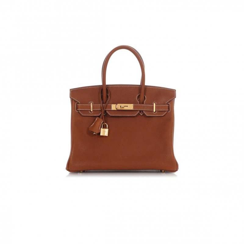 (image for) HERMES MASTER BIRKIN 30 FAUVE BARENIA GOLD HARDWARE (30*22*16cm)