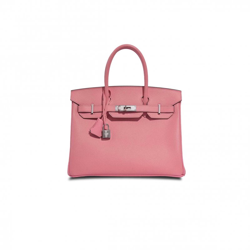 (image for) HERMÈS MASTER BIRKIN 30 ESPOM LIPSTICK POWDER SILVER BUCKLE BAG H028369CC36 (30*23*15cm)