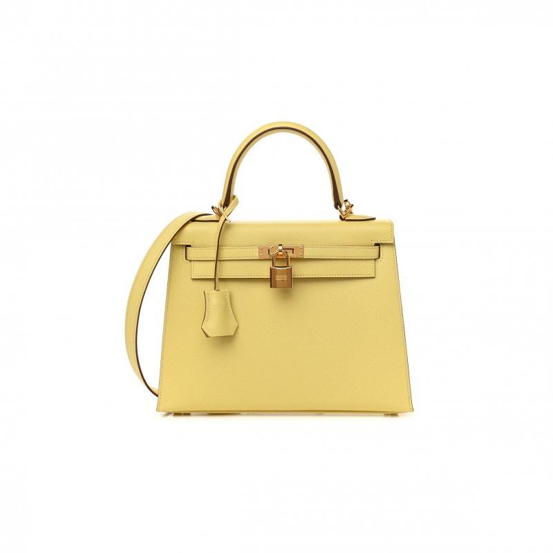 (image for) HERMÈS MASTER EPSOM KELLY SELLIER 25 JAUNE POUSSIN (25*17*7cm)