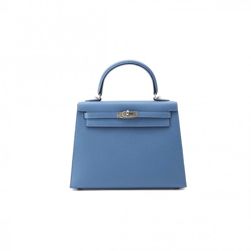 (image for) HERMÈS MASTER HERMES KELLY 25 HANDTASCHE IN AZUR BLAU (25*17*7cm)