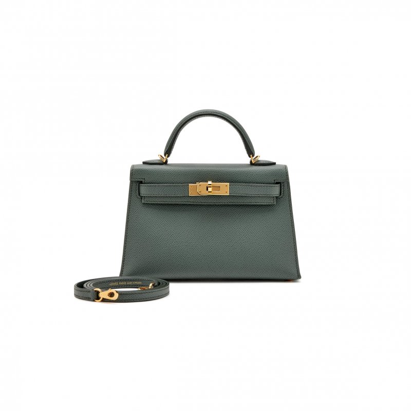 (image for) HERMÈS MASTER EPSOM MINI KELLY 20 GOLD HARDWARE (19*12*5.5cm)