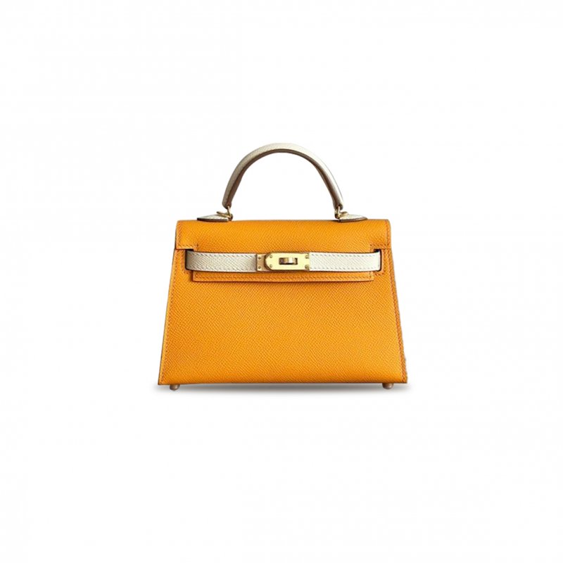 (image for) HERMÈS MINI KELLY II EPSOM SUN YELLOW (19*12*5.5cm)