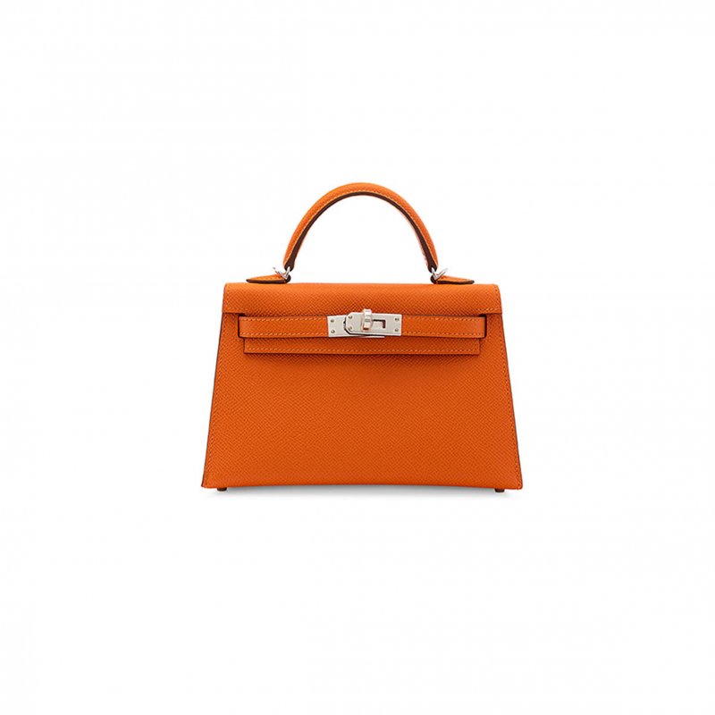 (image for) HERMÈS MINI KELLY II WITH PALLADIUM HARDWARE (19*12*5.5cm)