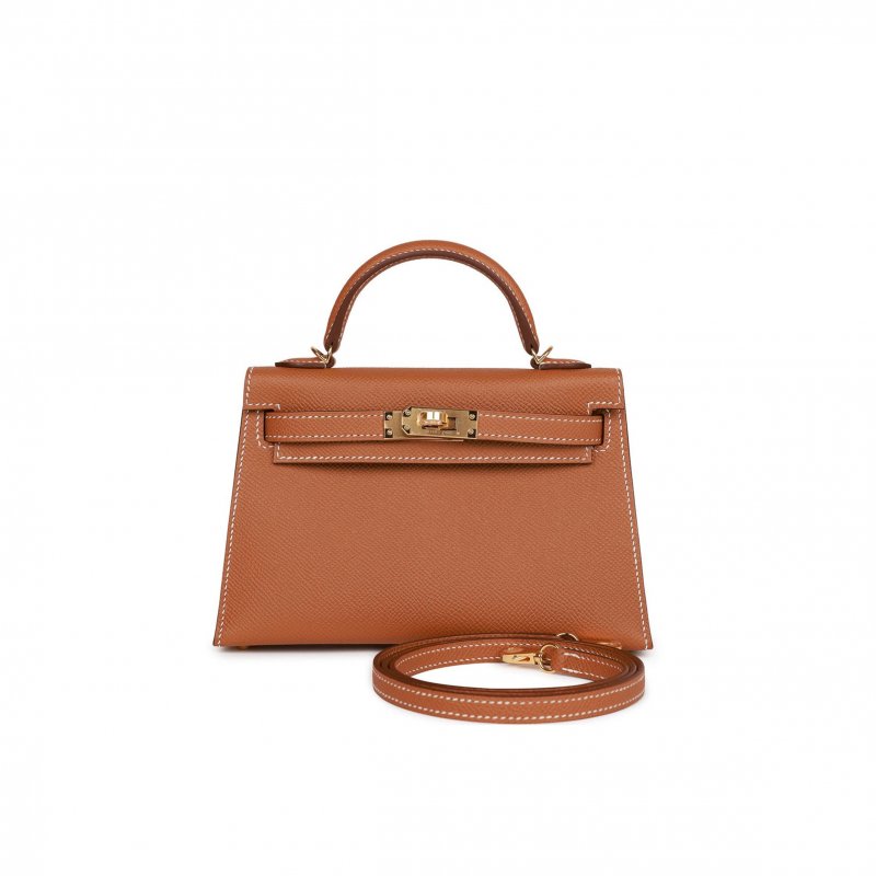 (image for) HERMES MINI KELLY SELLIER 20 GOLD EPSOM GOLD HARDWARE 39848783642718(19*12*5.5cm)