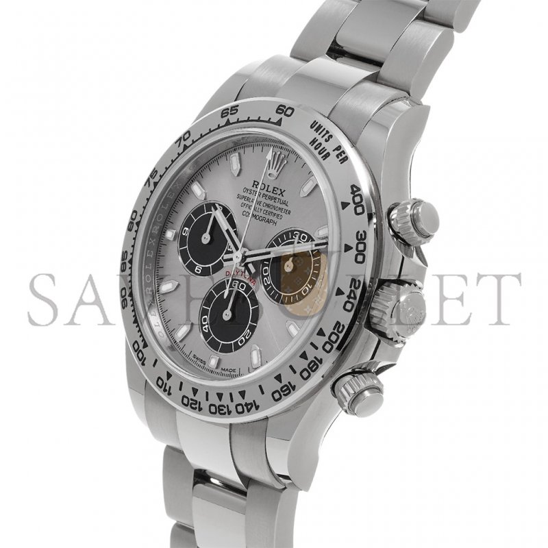 ROLEX DAYTONA WHITE GOLD SILVER INDEX DIAL 40MM WATCH 116509 [M49111] Shoes Jewelry Bag Watch Clothing 