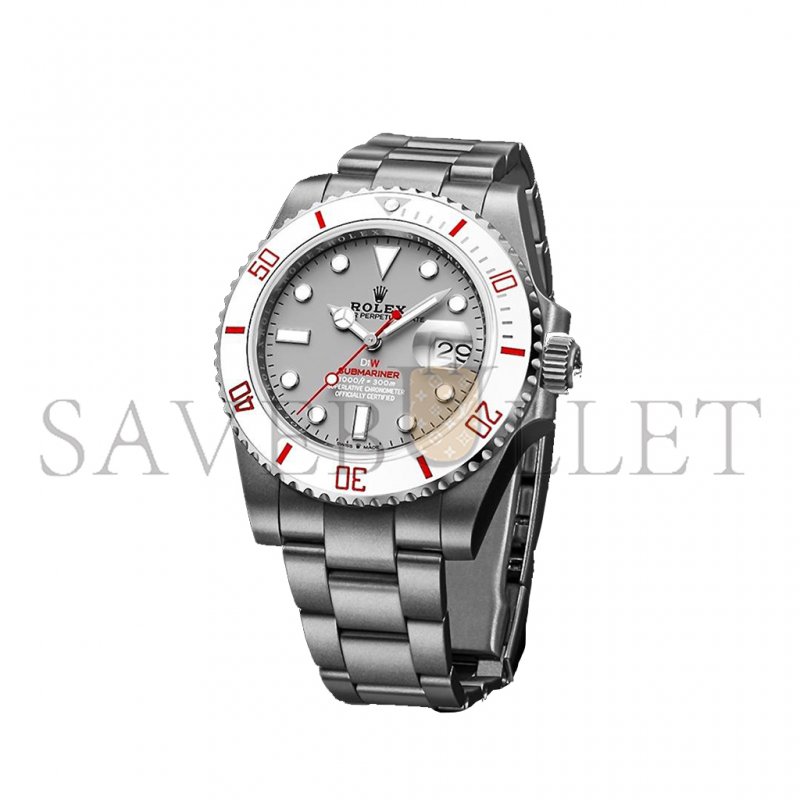 ROLEX SUBMARINER DIW PARAKEET GREY DIAL 41MM WATCH 116610LN [M49250] Shoes Jewelry Bag Watch Clothing 